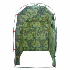 vidaXL Shower Tent Camouflage Waterproof 6