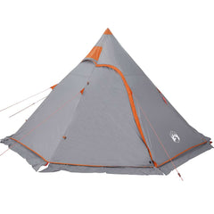 vidaXL Camping Tent Tipi 5-Person Grey Waterproof 3