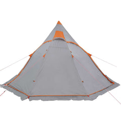 vidaXL Camping Tent Tipi 5-Person Grey Waterproof 5