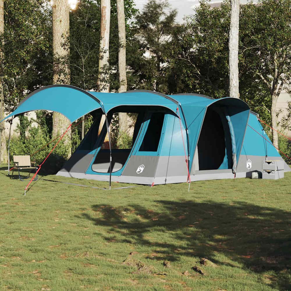 Camping Tent Tunnel 5-Person Waterproof Blue