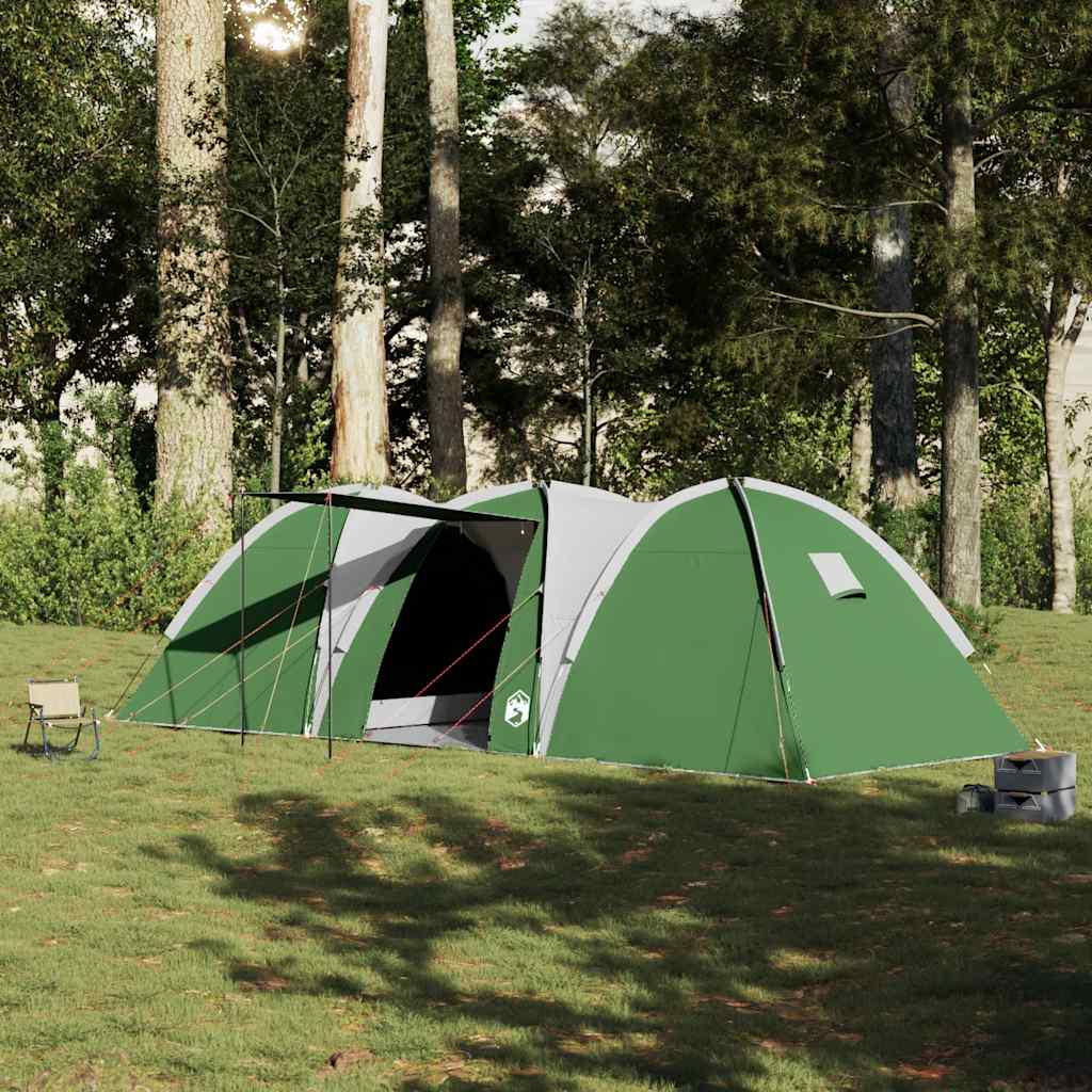 Family Tent Dome 8-Person Waterproof Green