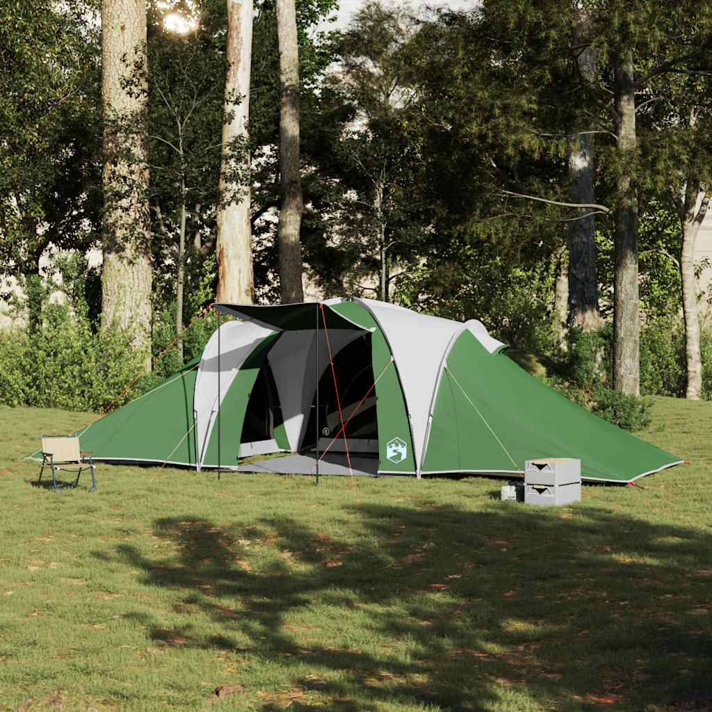 Family Tent Dome 6-Person Waterproof Green