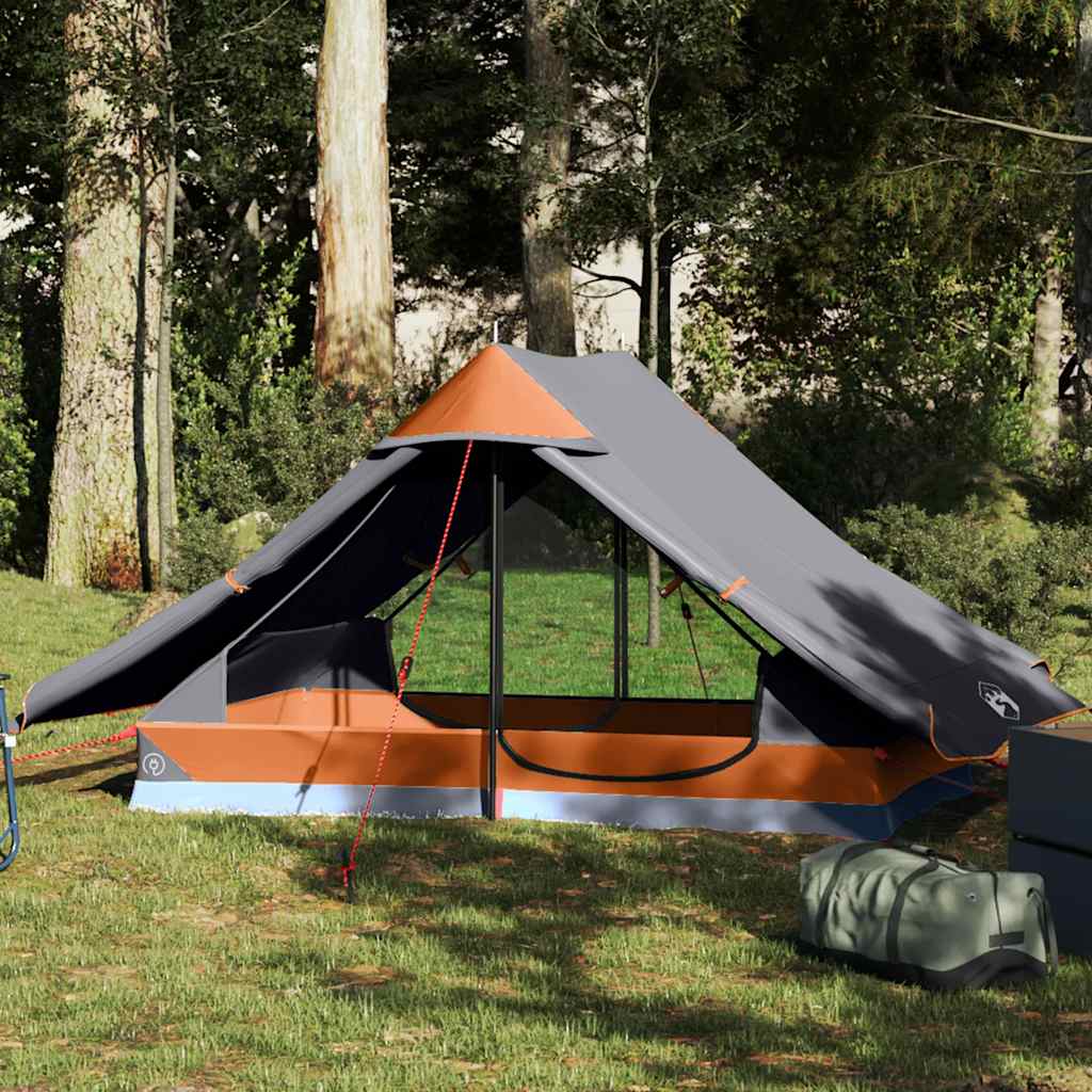 Camping Tent 2-Person Waterproof Grey