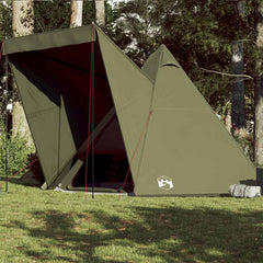 Family Tent Tipi Waterproof Olive green 6-Person