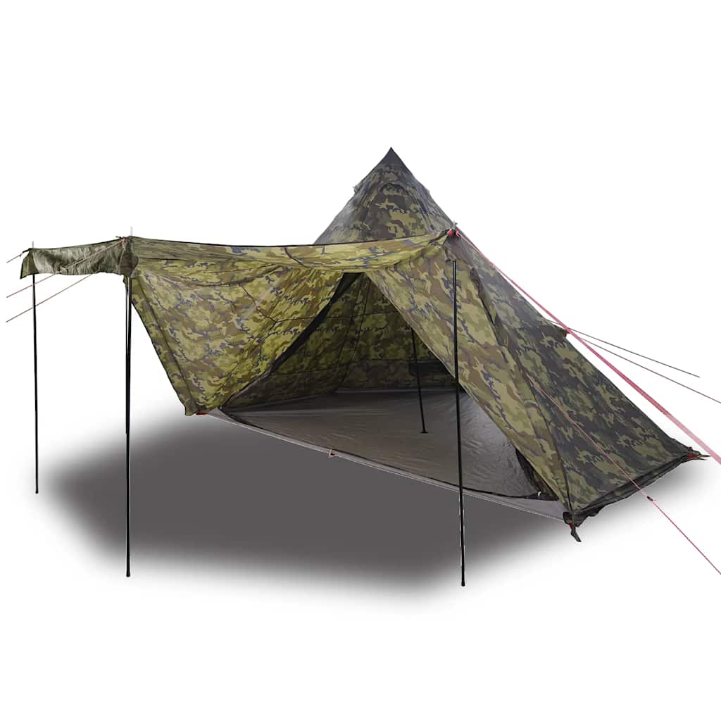 Family Tent Tipi Waterproof Camouflage 8-person