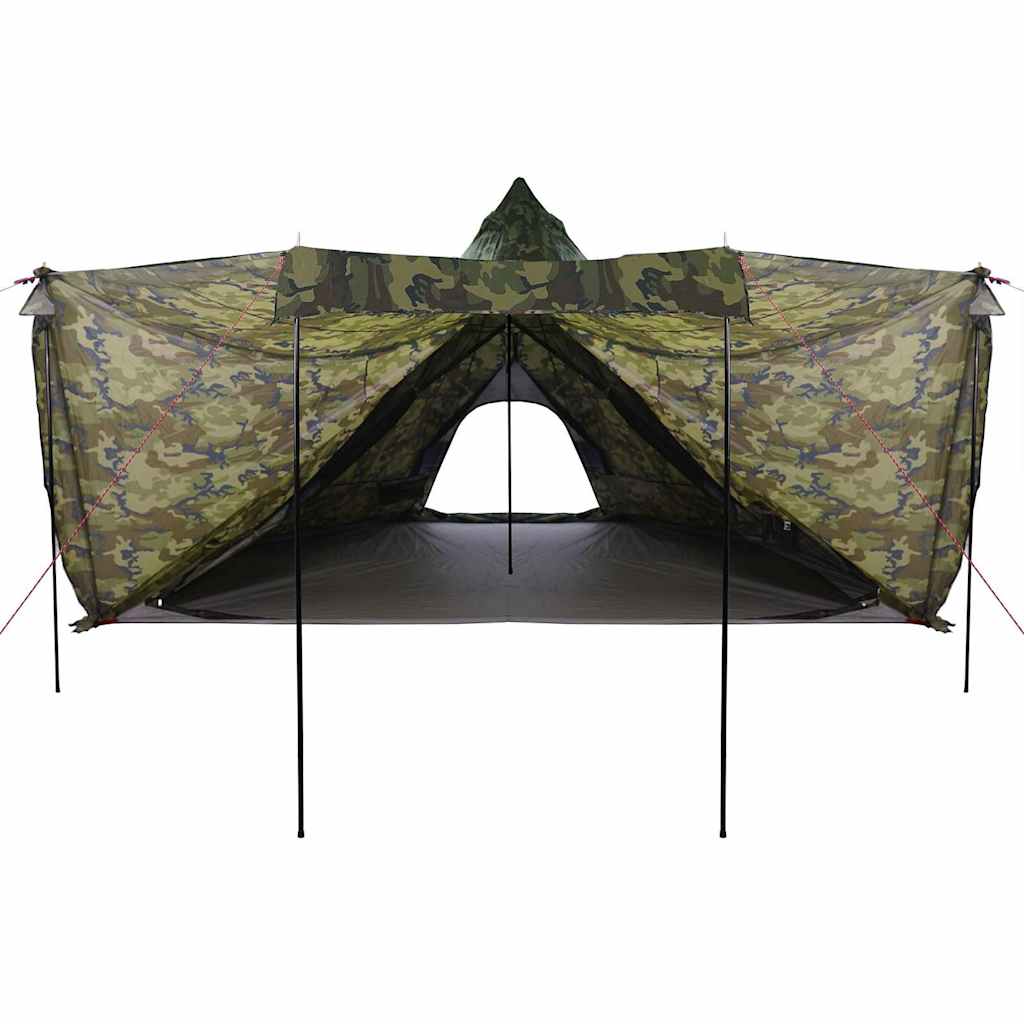 Family Tent Tipi Waterproof Camouflage 8-person