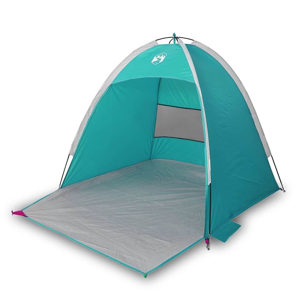 vidaXL Beach Tent 3-Person Sea Green Waterproof 2