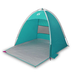 vidaXL Beach Tent 3-Person Sea Green Waterproof 2