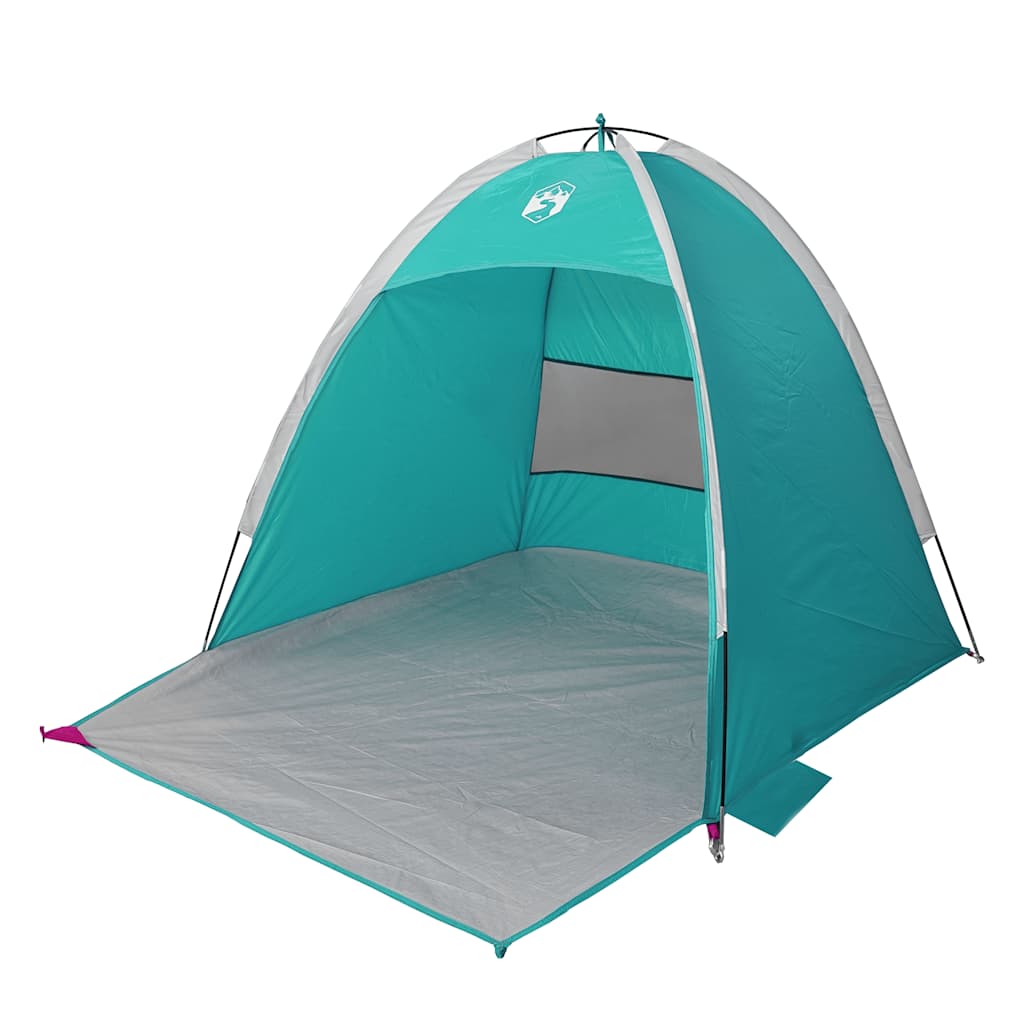 vidaXL Beach Tent 3-Person Sea Green Waterproof 4