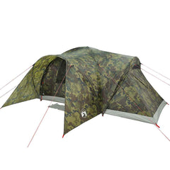 Family Tent Dome 6-Person Waterproof Width 494 cm Camouflage