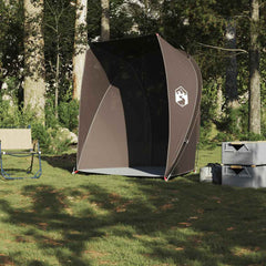 vidaXL Fishing Tent Brown Waterproof 3