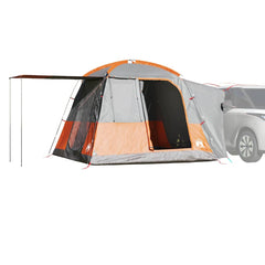 Car Tent 4-Person Waterproof Grey and orange