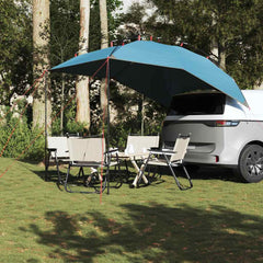 vidaXL Car Tent Blue Waterproof 3