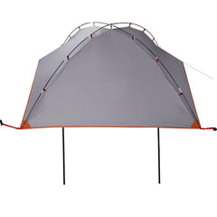 vidaXL Car Tent Grey and Orange Waterproof 6