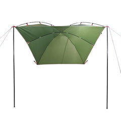 vidaXL Car Tent Green Waterproof 4