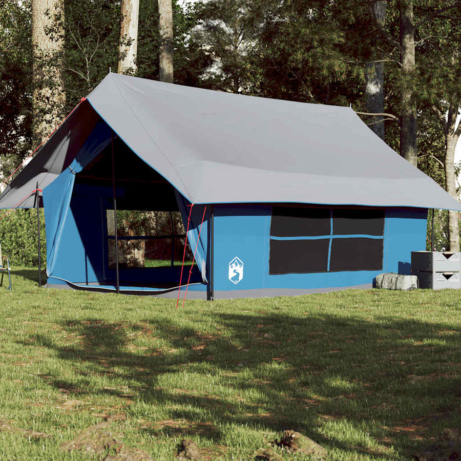 Camping Tent 5-Person Waterproof Blue