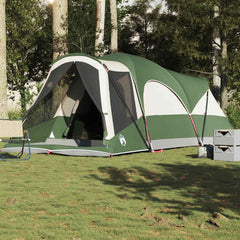 Family Tent Tunnel 8-Person Waterproof Green