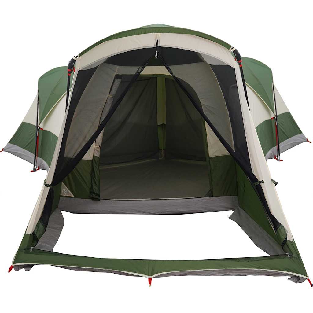 Family Tent Tunnel 8-Person Waterproof Green
