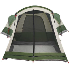Family Tent Tunnel 8-Person Waterproof Green