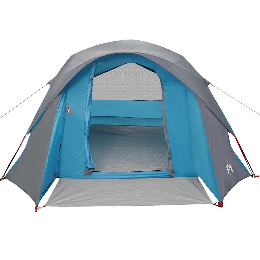Family Tent Cabin 6-Person Waterproof Blue