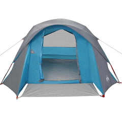 Family Tent Cabin 6-Person Waterproof Blue