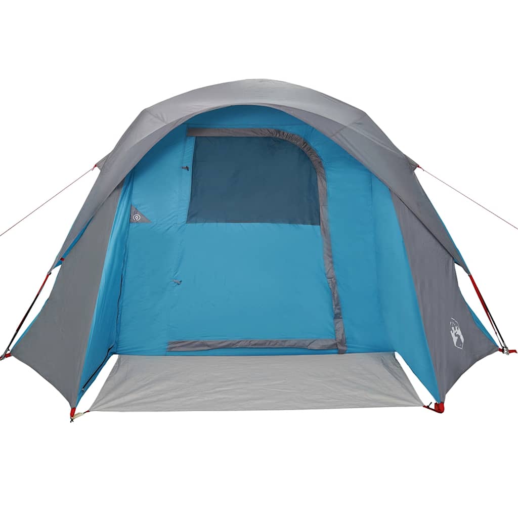 Family Tent Cabin 6-Person Waterproof Blue