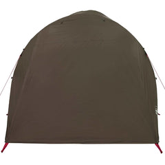 Family Tent Tunnel 6-Person Water-resistant Brown