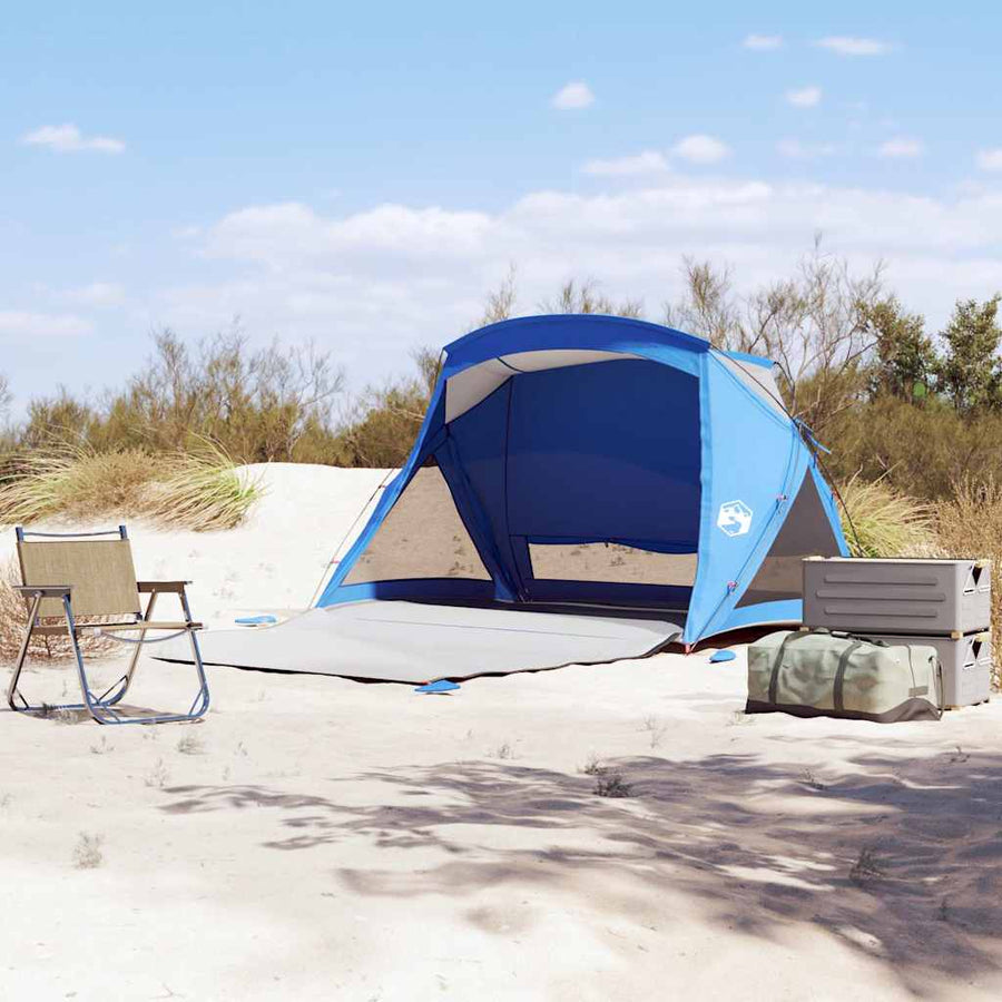 Beach Tent 2-Person Waterproof Azure blue
