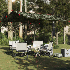 vidaXL Camping Tarp Camouflage 306x306 cm Waterproof 1