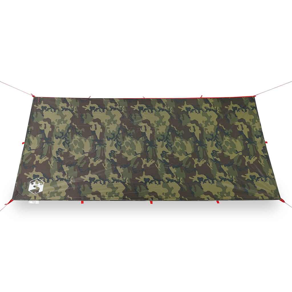 vidaXL Camping Tarp Camouflage 366x306 cm Waterproof 5