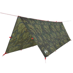 vidaXL Camping Tarp Camouflage 406x306 cm Waterproof 2