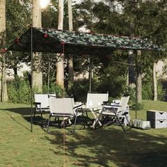 vidaXL Camping Tarp Camouflage 406x306 cm Waterproof 3