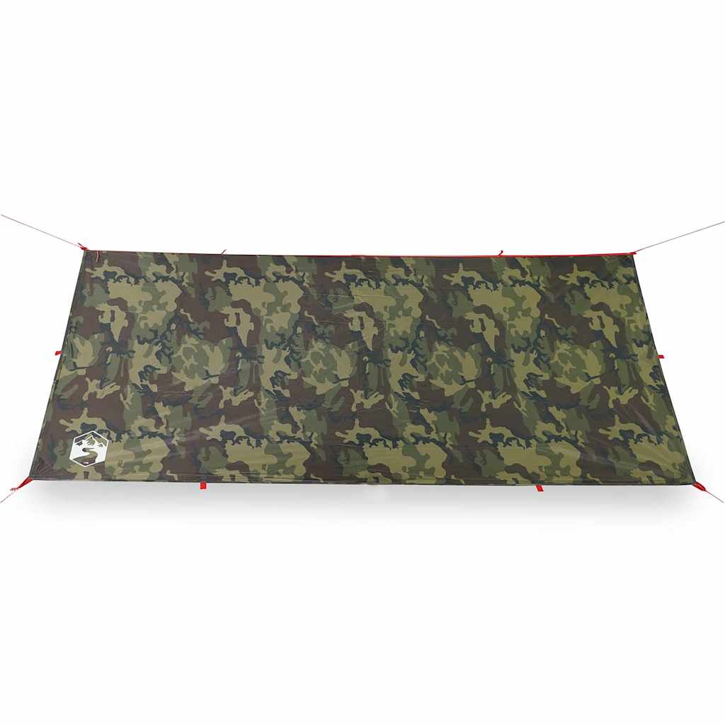 vidaXL Camping Tarp Camouflage 406x306 cm Waterproof 5