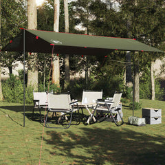 vidaXL Camping Tarp Olive Green 506x306 cm Waterproof 1