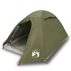 Camping Tent Dome Waterproof 2-person Olive green