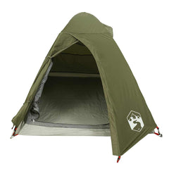 Camping Tent Dome Waterproof 2-person Olive green