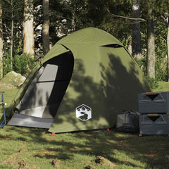 Camping Tent Dome Waterproof 2-person Olive green