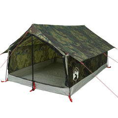 vidaXL Camping Tent 2-Person Camouflage Waterproof 4