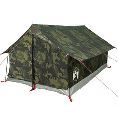 vidaXL Camping Tent 2-Person Camouflage Waterproof 5