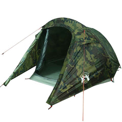 vidaXL Camping Tent Tunnel 3-Person Camouflage Waterproof 4