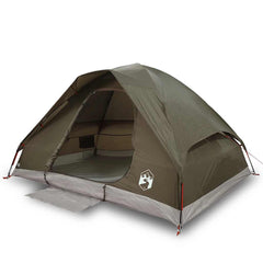vidaXL Camping Tent Dome 2-Person Brown Waterproof 2