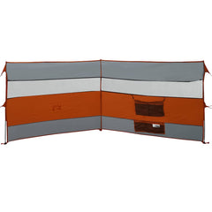 vidaXL Camping Windbreak Grey and Orange 340x130 cm Waterproof 6