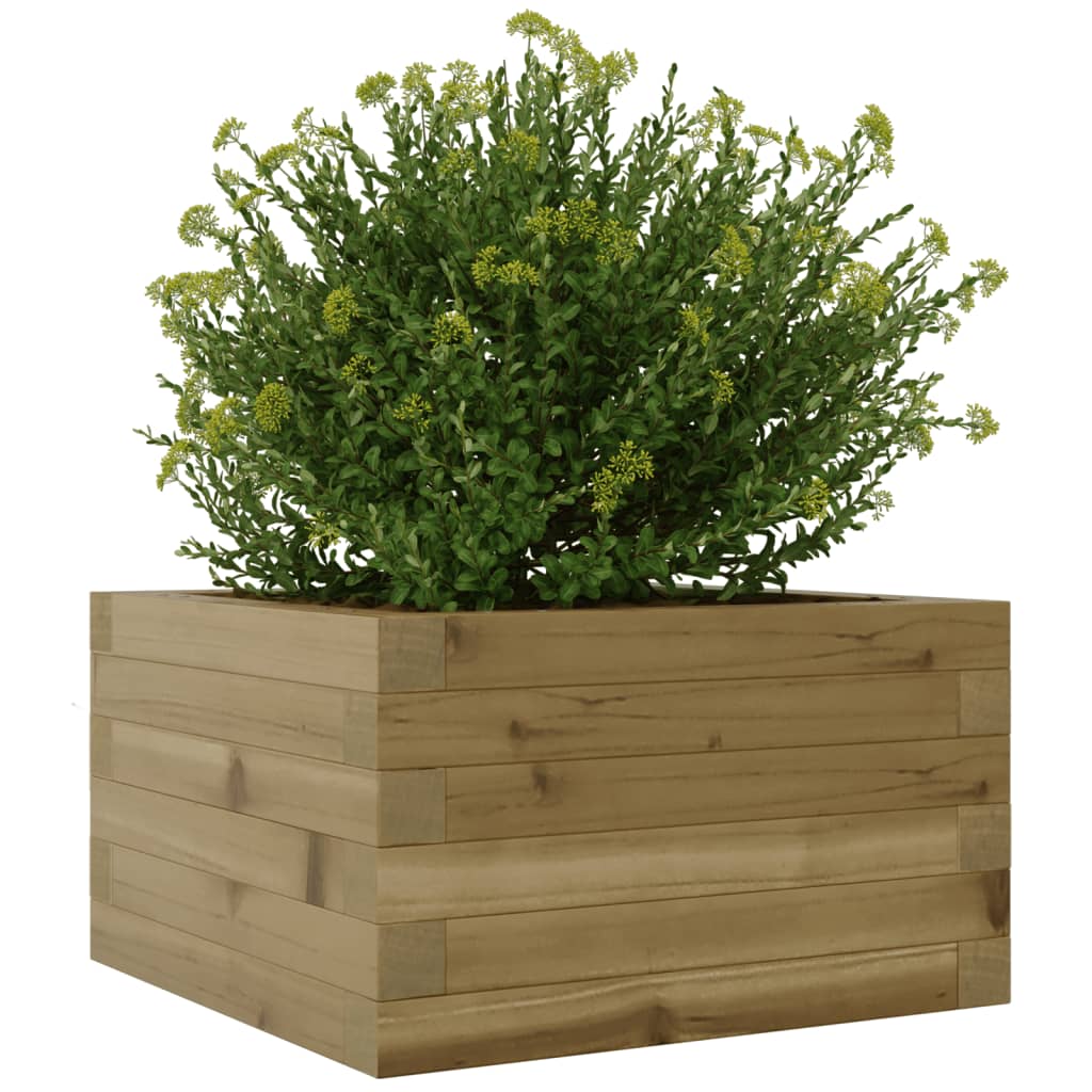 vidaXL Garden Planter 40x40x23 cm Impregnated Wood Pine 4