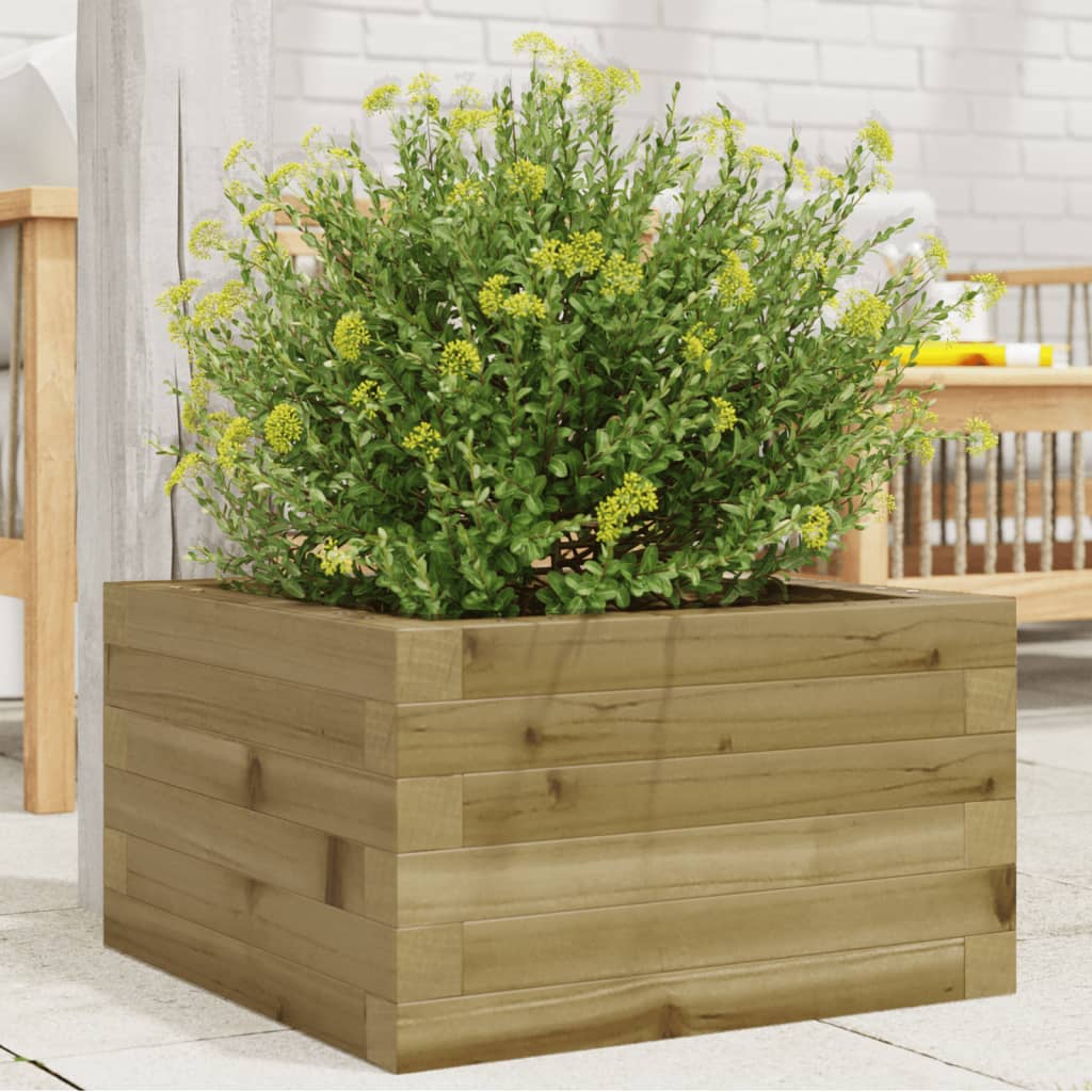 vidaXL Garden Planter 40x40x23 cm Impregnated Wood Pine 1