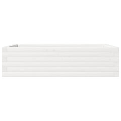 vidaXL Garden Planter White 90x60x23 cm Solid Wood Pine 5