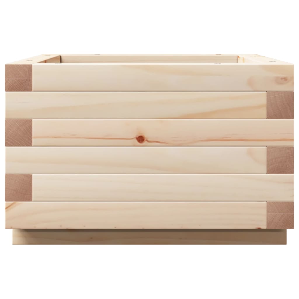 vidaXL Garden Planter 40x40x26.5 cm Solid Wood Pine 6