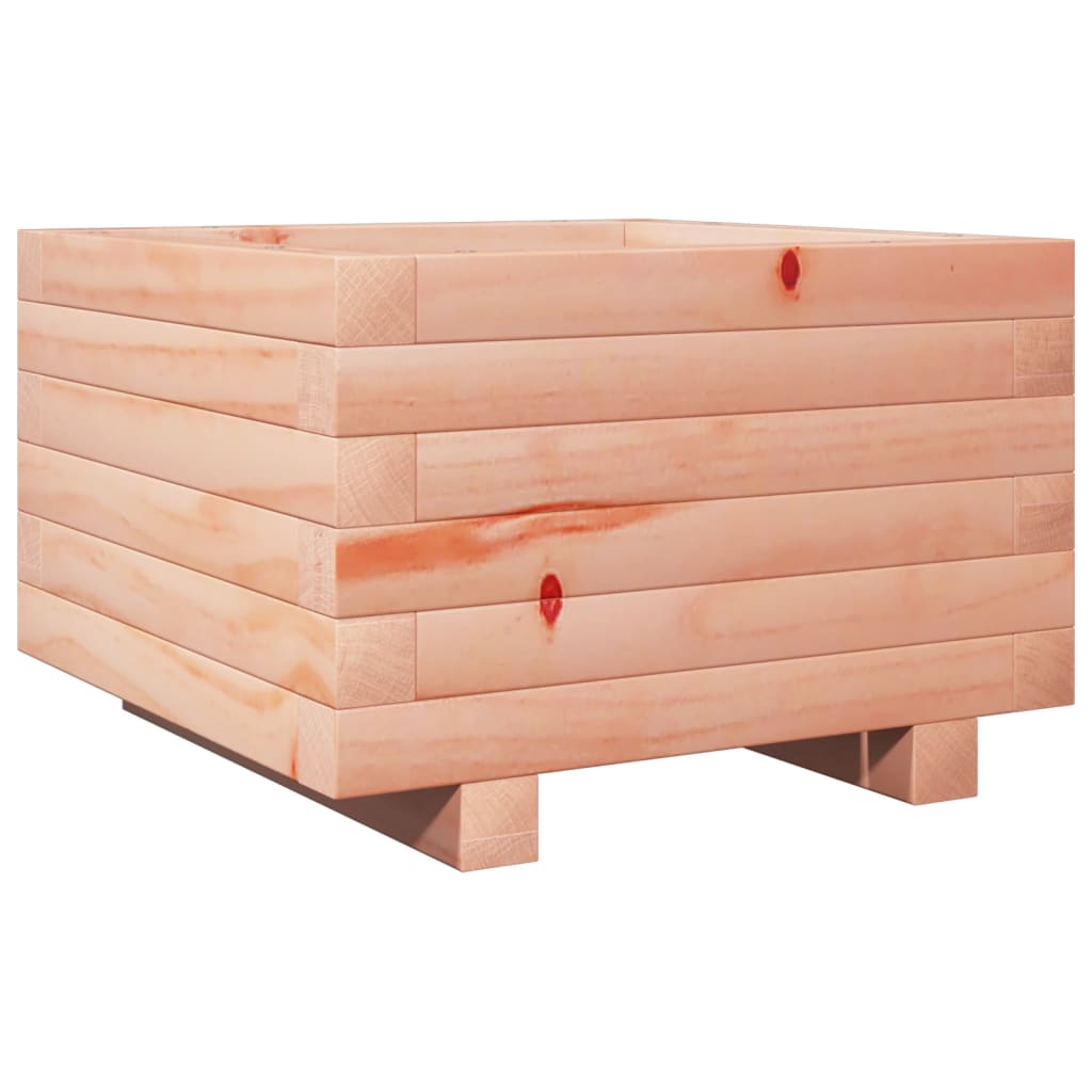 Garden Planter 40x40x26.5 cm Solid Wood Douglas with Legs Natural Douglas 40 cm 40 cm
