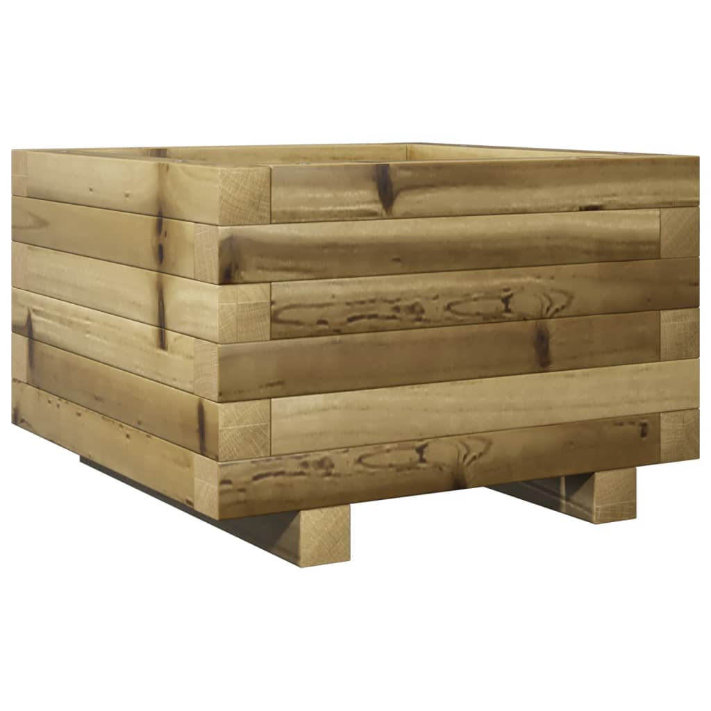 vidaXL Garden Planter 40x40x26.5 cm Impregnated Wood Pine 2