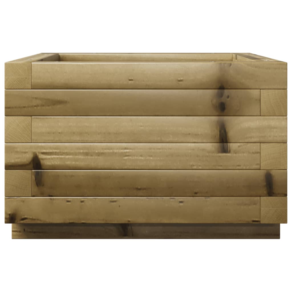 vidaXL Garden Planter 40x40x26.5 cm Impregnated Wood Pine 6