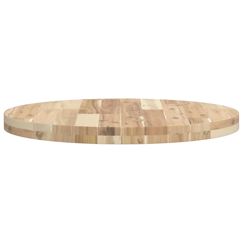 vidaXL Table Top Round Ø60x4 cm Solid Wood Acacia 6